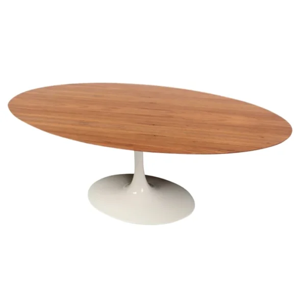 Mesa de Jantar Saarinen Tulipa - Oval - 180x100 cm - Madeira Freijo - Imagem 3