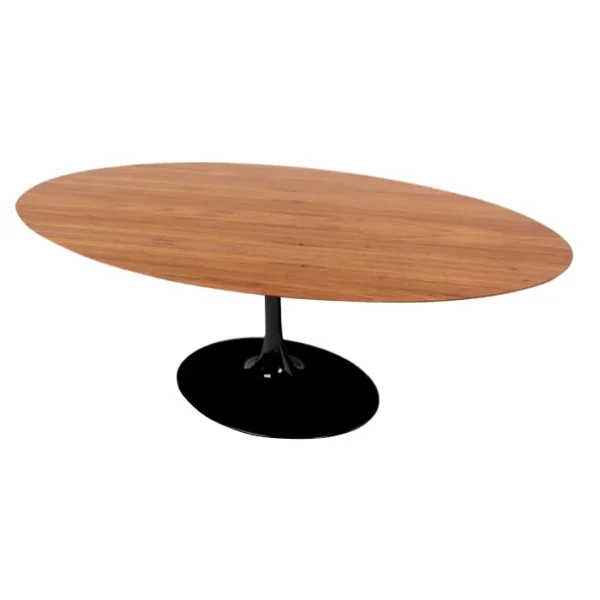 Mesa de Jantar Saarinen Tulipa - Oval - 180x100 cm - Madeira Freijo - Imagem 2